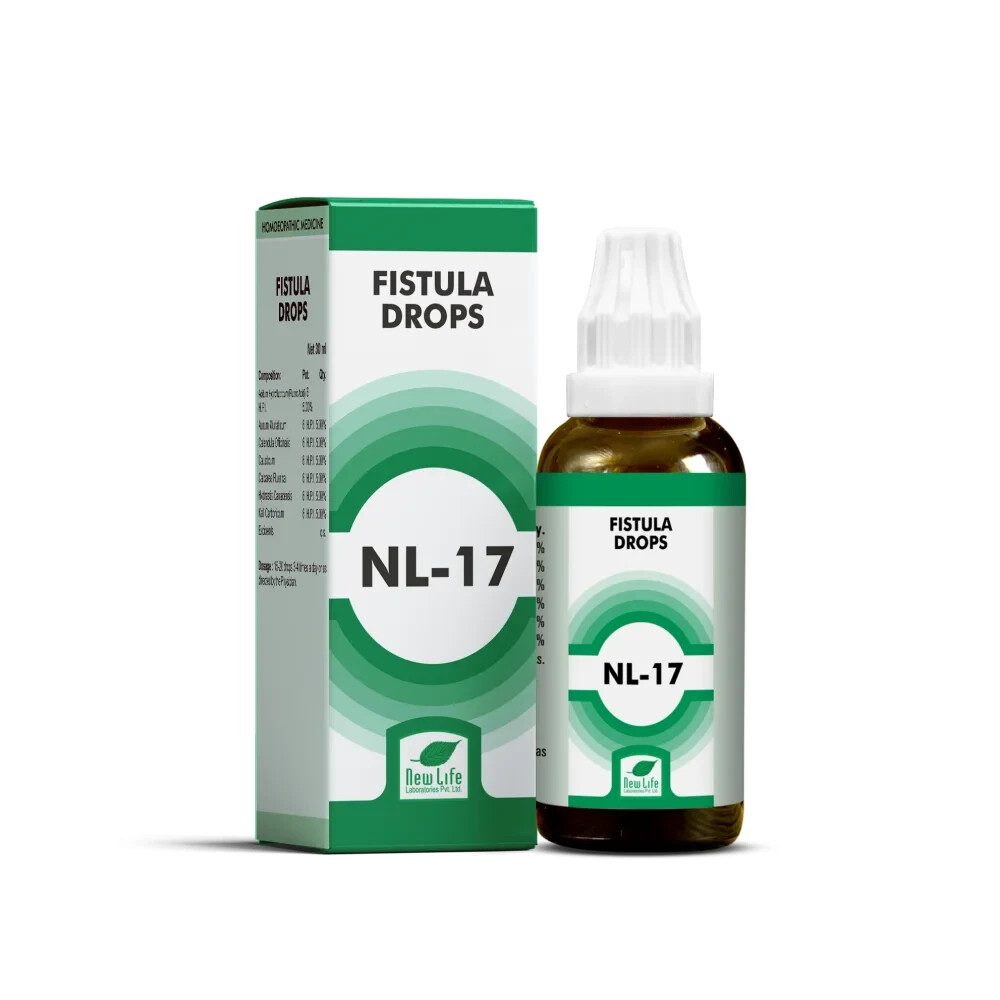 5 X New Life NL-17 Fistula Drops 30ml Each – Anal Discomfort Relief – Free Ship
