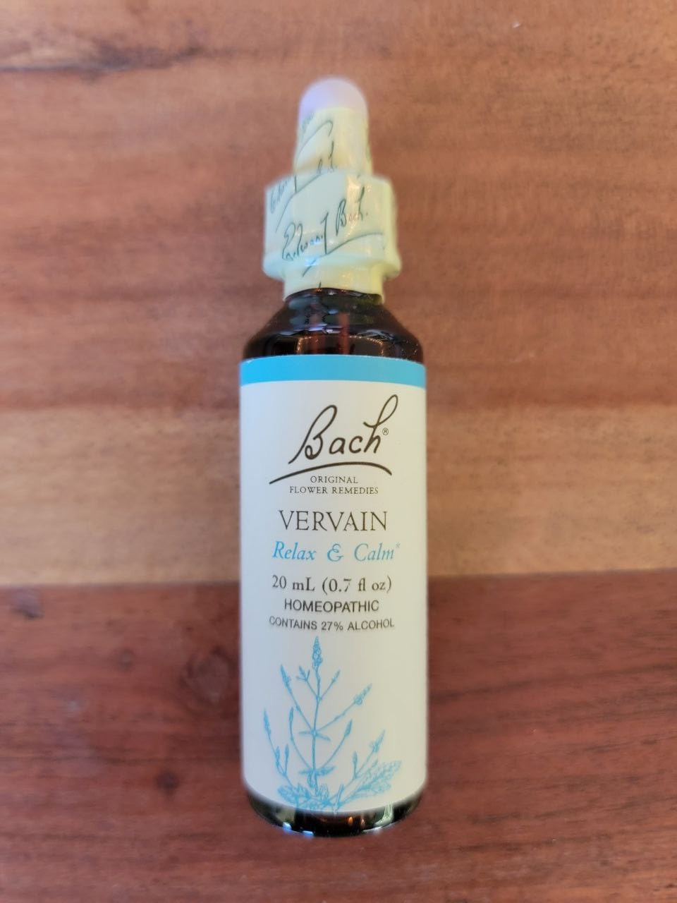 Original Flower Remedies, Vervain, 0.7 fl oz (20 ml) EXP 04/28