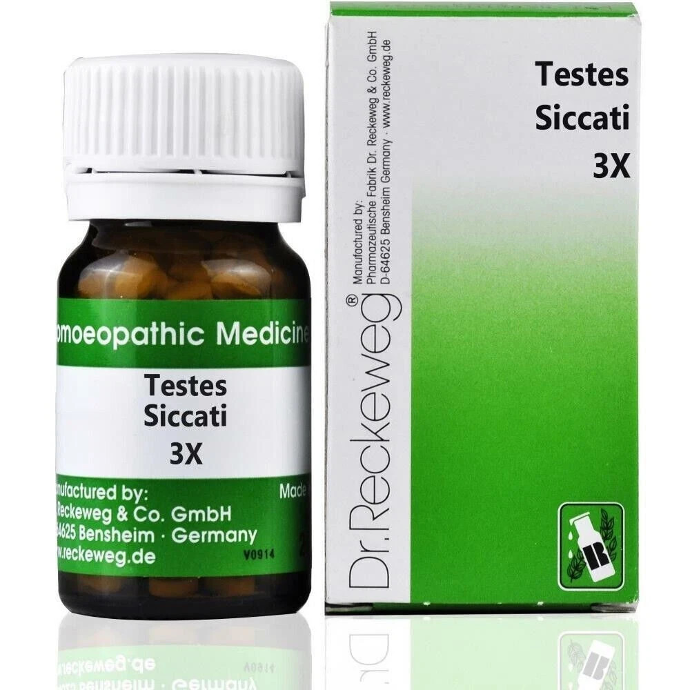 Dr. Reckeweg Testes Siccati Trituration Tablet 3X Homeopathic Tablet