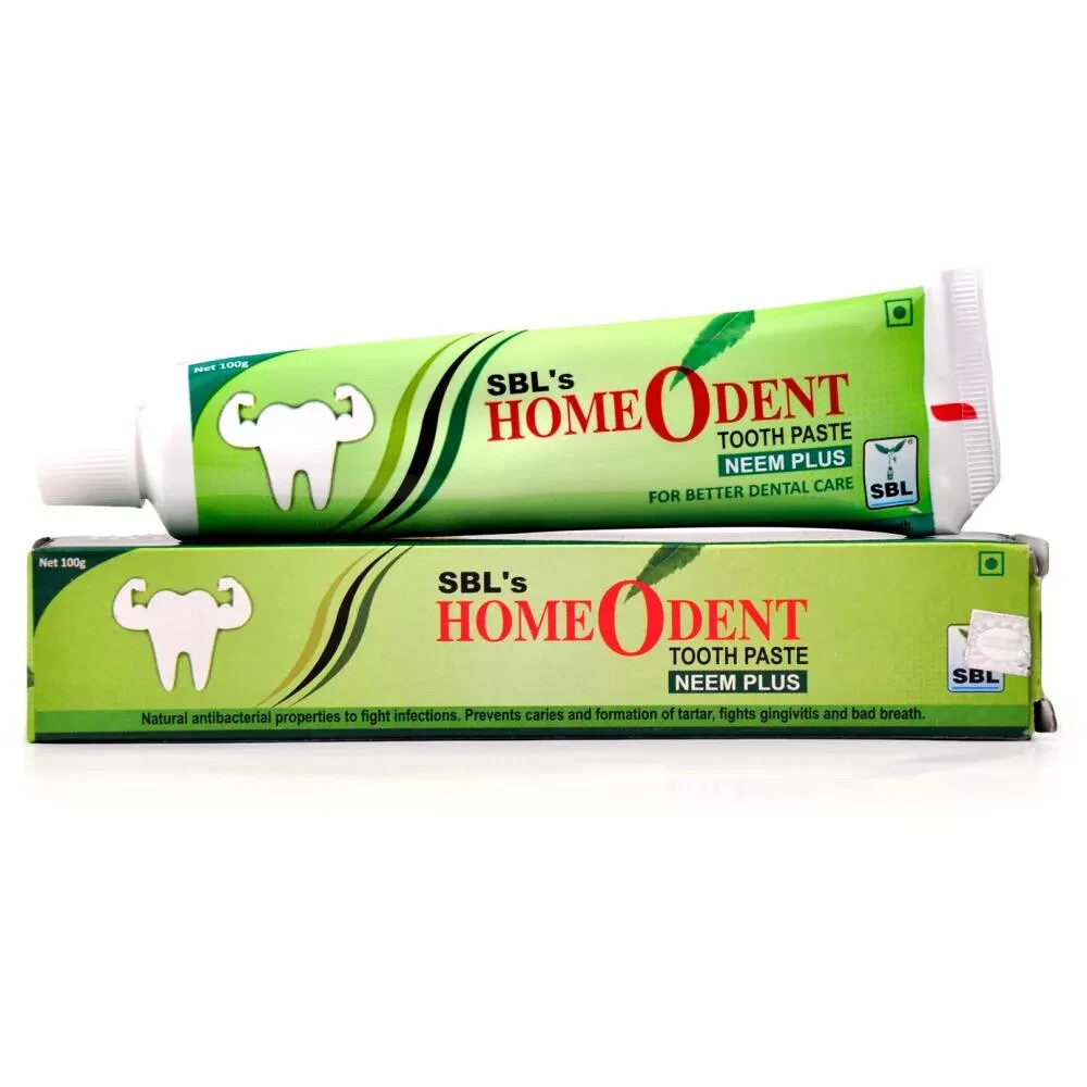 SBL Homeodent Neem Plus Toothpaste (100g) Homeopathic Free Shipping World Wide