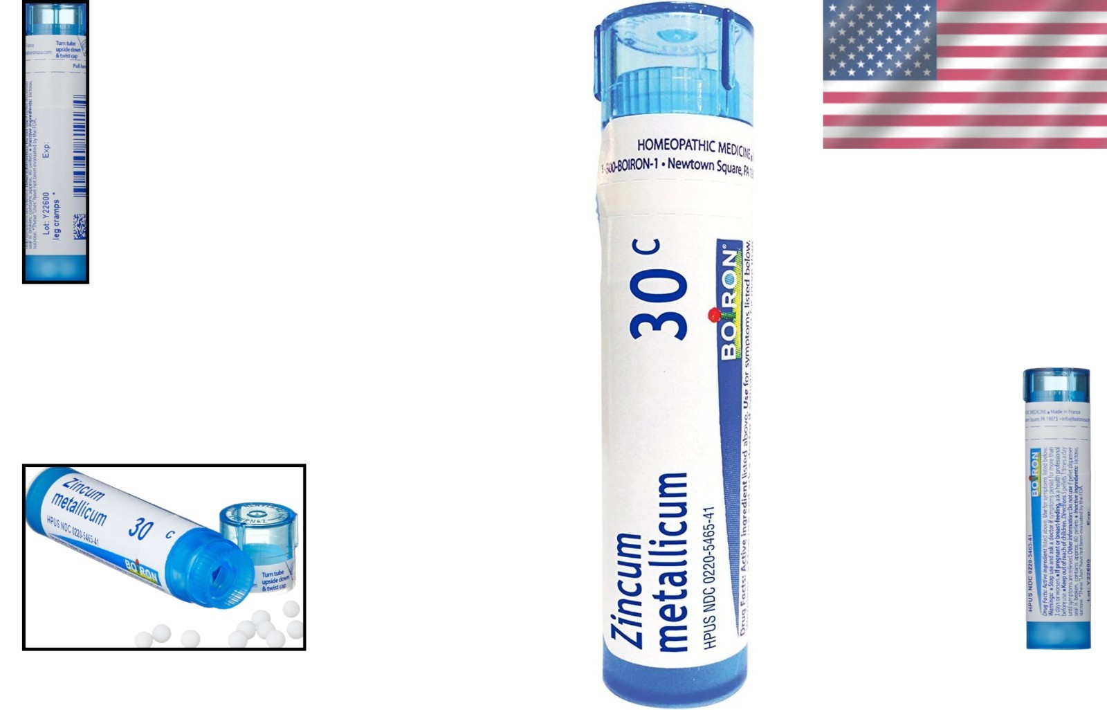 80 Count Zincum Metallicum 30C – Natural Homeopathic Solution for Leg Cramps