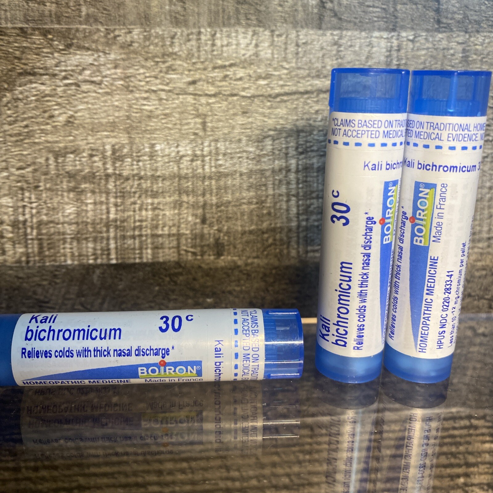 Boiron Kali Bichromicum 30 C 80 pellets blue vial Lot Of 3 Exp 05/2028
