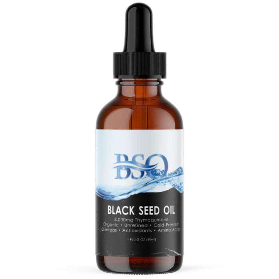 Black Seed Oil – Organic & Hexane Free. 3,000 mg Thymoquinone Per Bottle (5%)