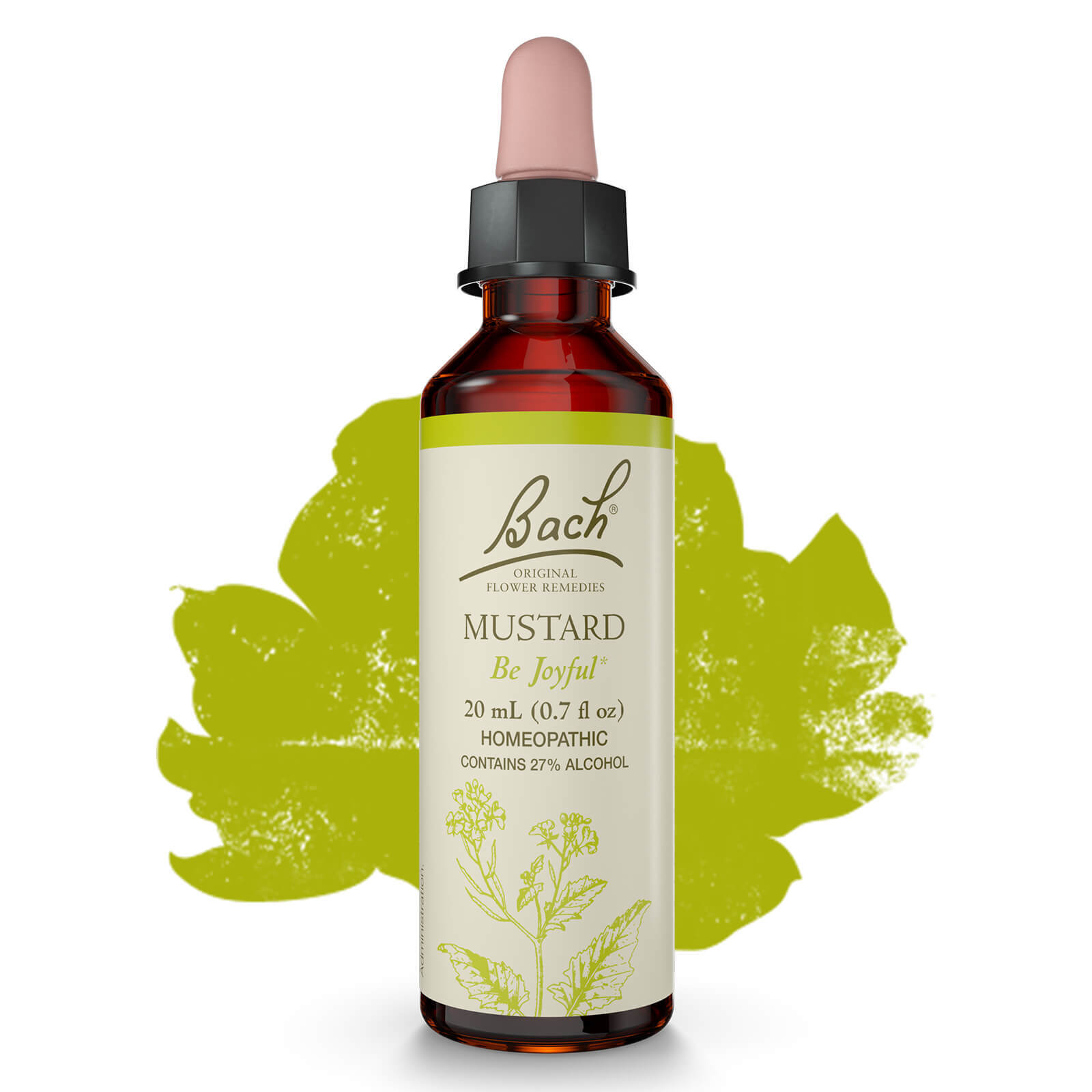 Bach Original Flower Remedies Mustard Be Joyful 0.7 fl oz 20mL