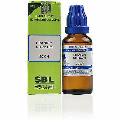 SBL Uranium Nitricum Dilution 30 CH 30 ML Free Ship