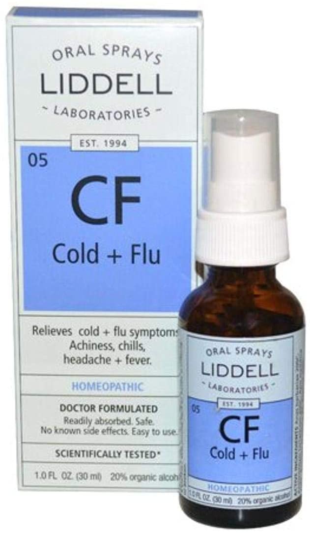 Liddell Homeopathic Cold and Flu Spray, 1 Ounce