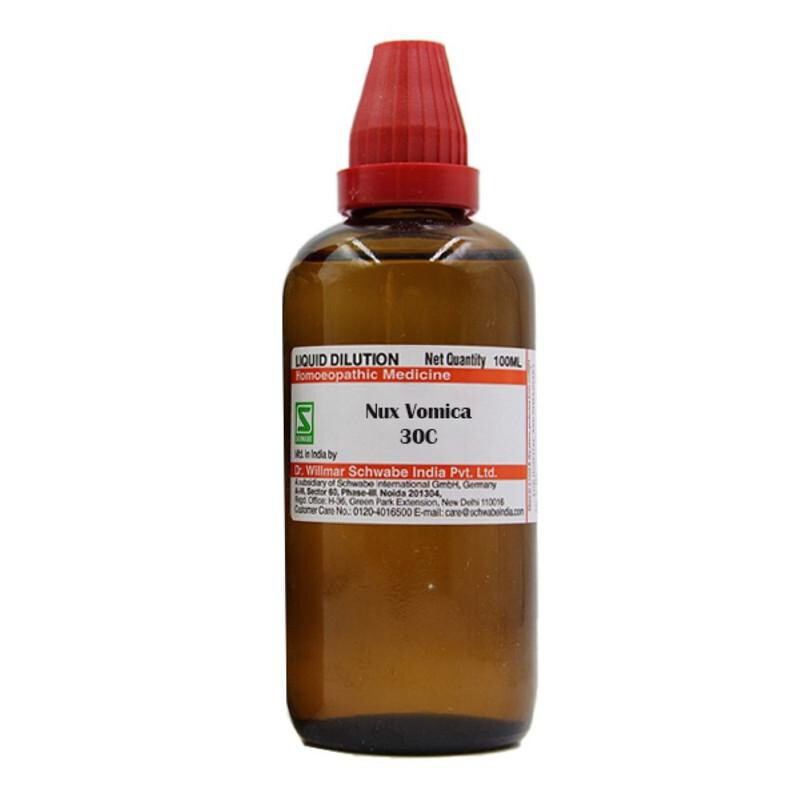 Willmar Schwabe Homeopathic Nux Vomica (Select Potency) 100 ml