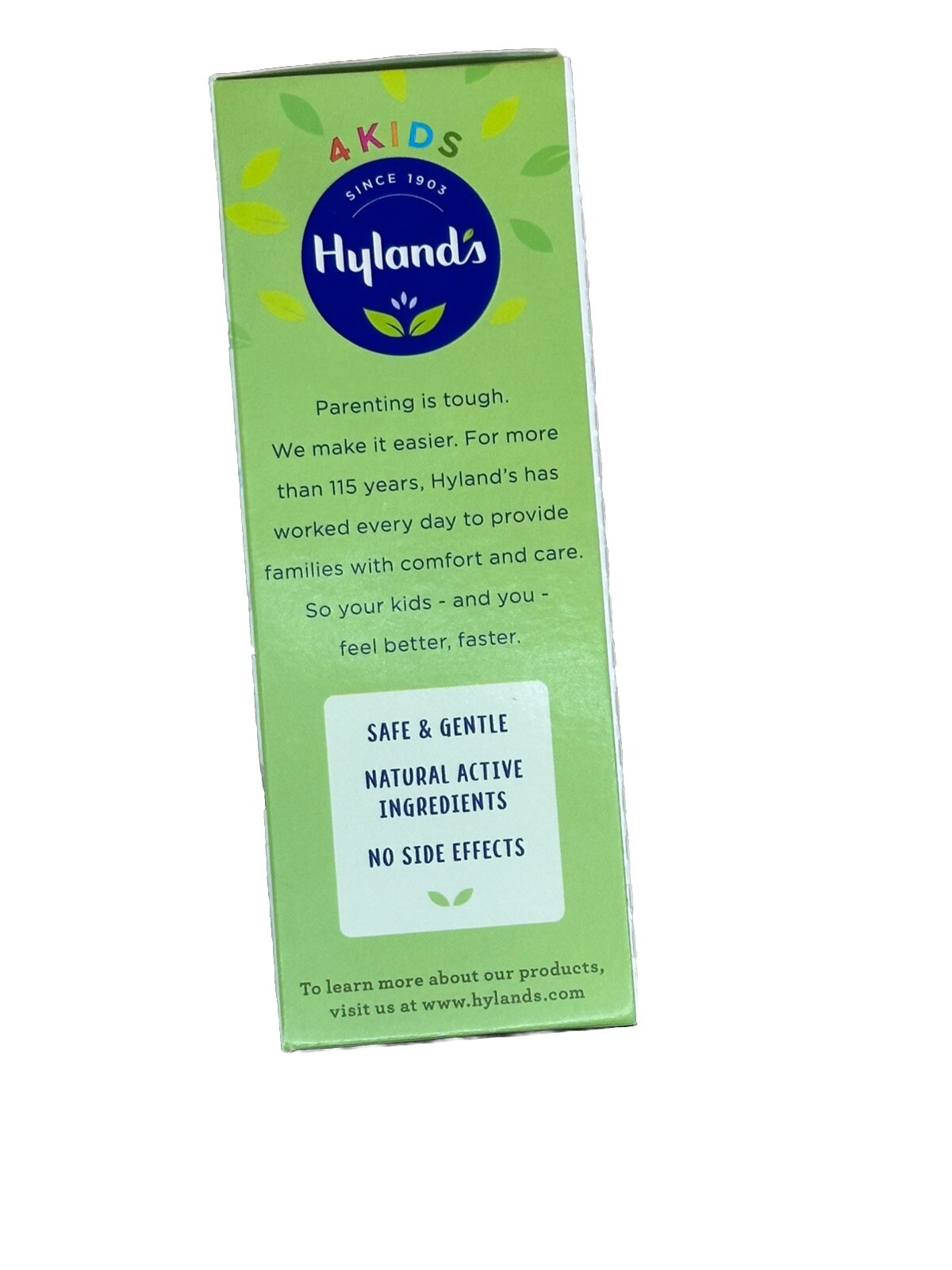 Hyland’s 4 Kids Homeopathic Pain Relief Liquid Grape Flavor 4oz DISCONTINUED