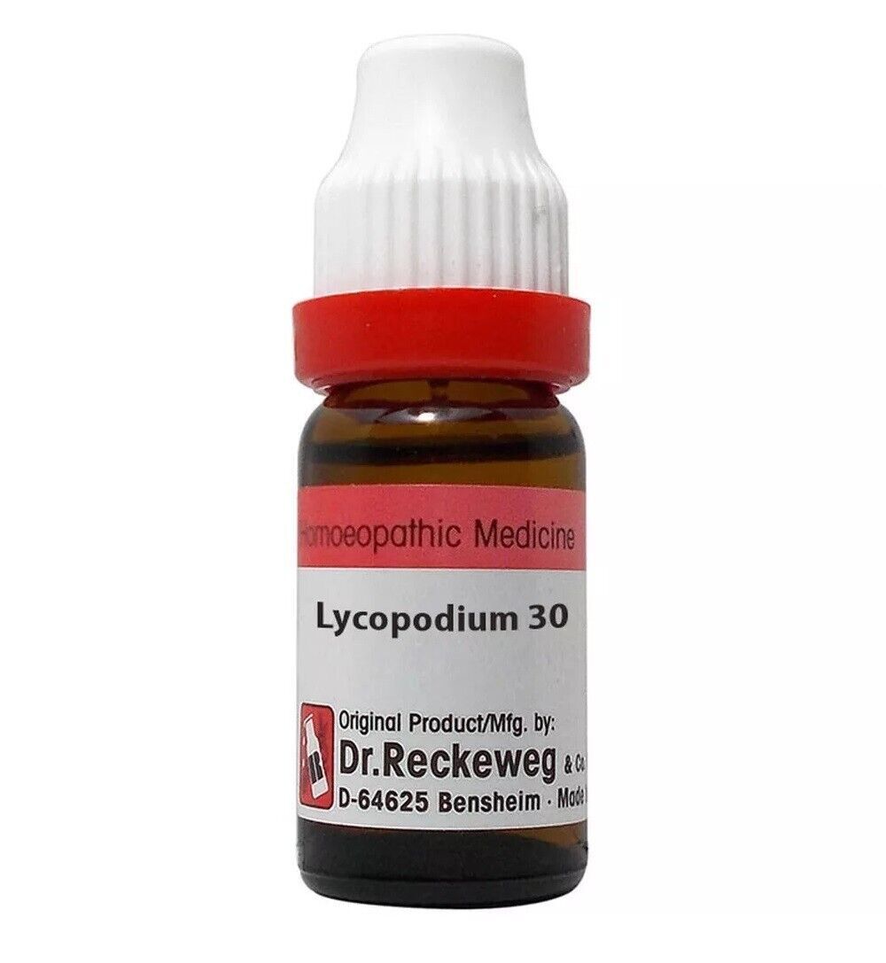 Dr Reckeweg Germany Homeopathic Lycopodium 30 CH Dilution (11ml)