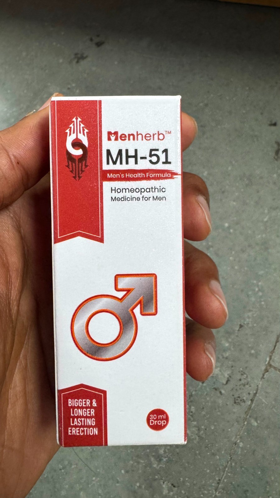 Menherb MH-51 Drops Homeopathic 30ml for men Stamina & Performance