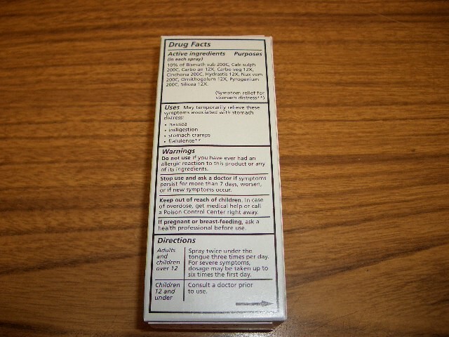 Liddell Laboratories Sd Stomach Distress Homeopathic Oral Sprays 1 fl oz 9/26