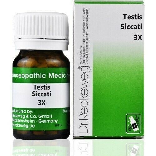 PACK OF 5 Dr Reckeweg Testis Siccati 3X (20g) Homeopathic Free Shipping