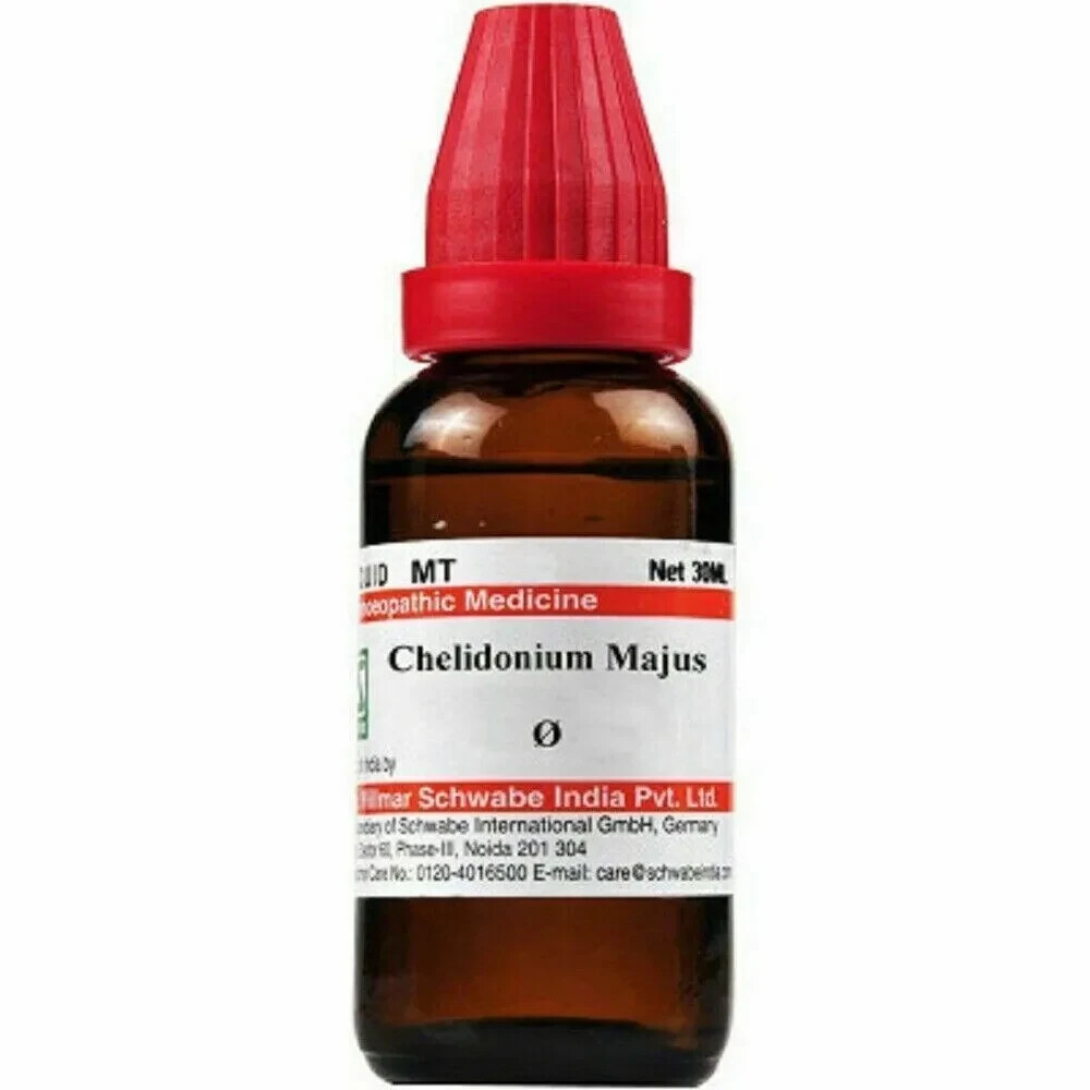 3 X Dr Willmar Schwabe India Chelidonium Majus Mother Tincture Q (30ml)