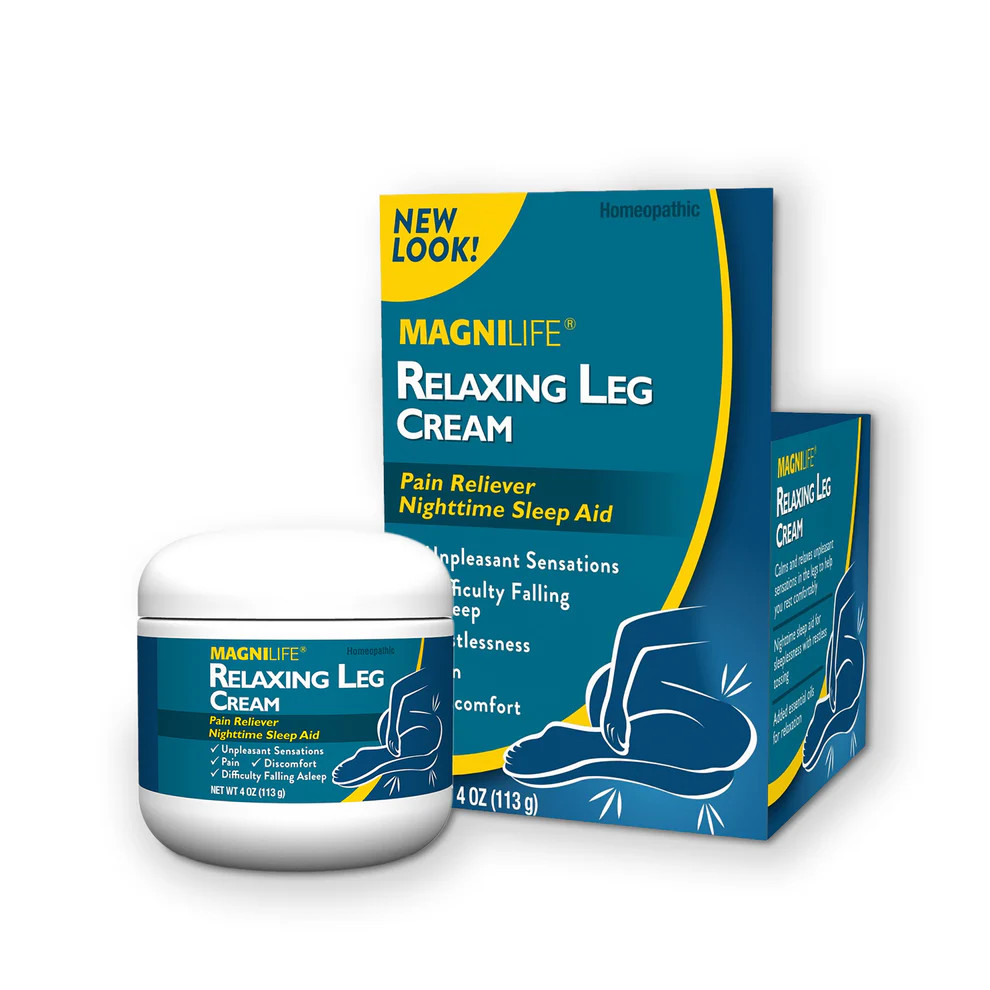Magnilife Relaxing Leg Cream Pain Reliever Nighttime Sleep Aid 4 oz Pack of 12