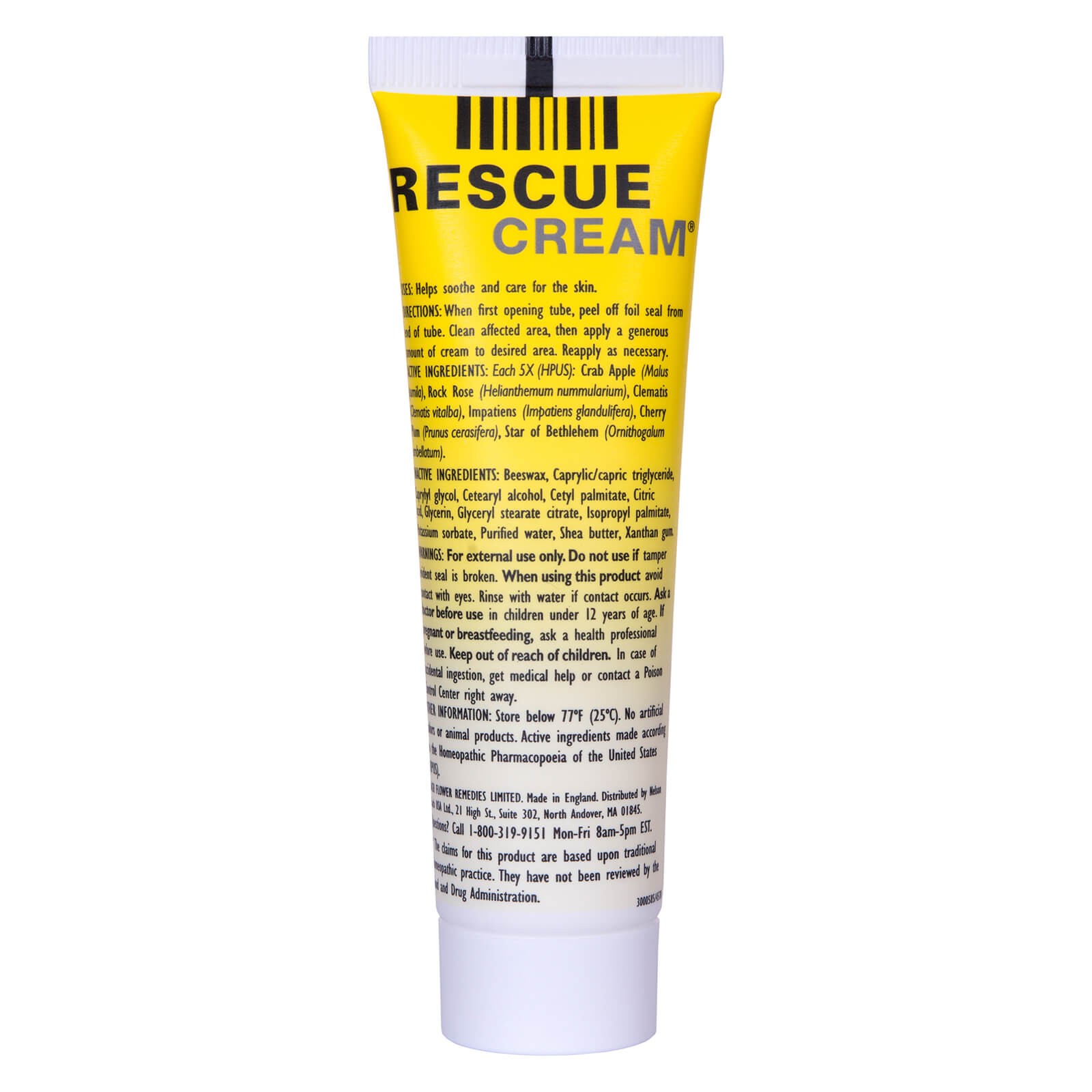 Bach RESCUE Cream 30g 1 oz, Clearance for EXP 11/2026