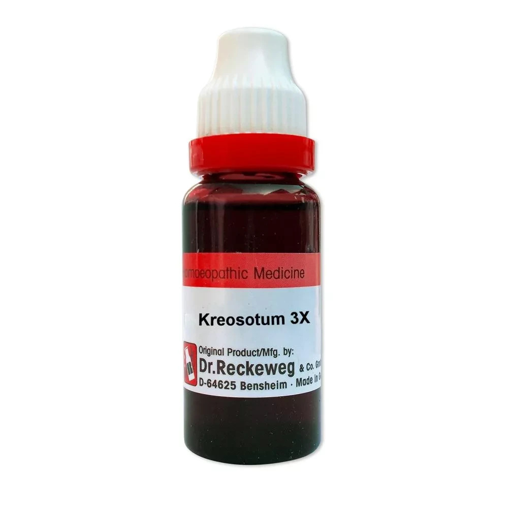 Dr Reckeweg Kreosotum 3X Dilution 20ml – German Homeopathic Remedy – USA Ship