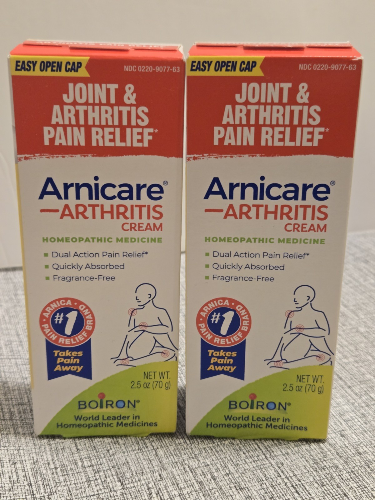Arthritis Pain Relief Boiron Arnicare Arthritis Cream, 2.5.oz (2pk bundle)