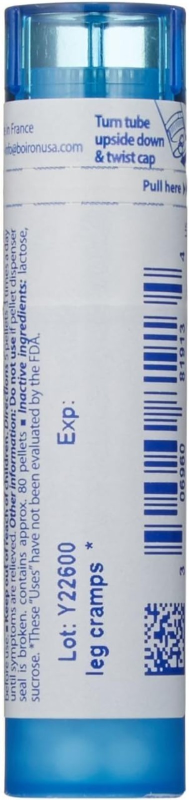 80 Count Zincum Metallicum 30C – Natural Homeopathic Solution for Leg Cramps