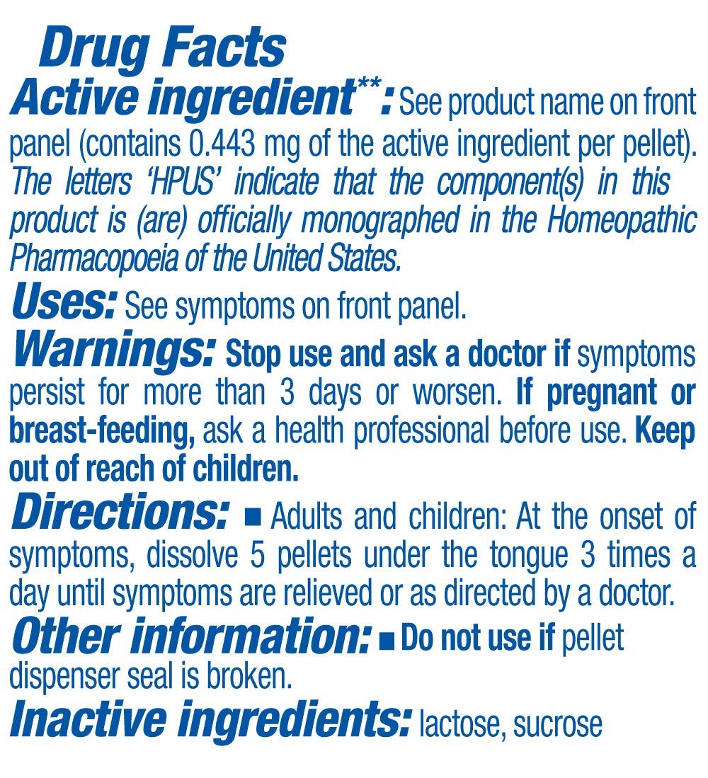 Boiron Arnica Montana 30C for Muscle Pain, 80 Count (Pack of 1), White