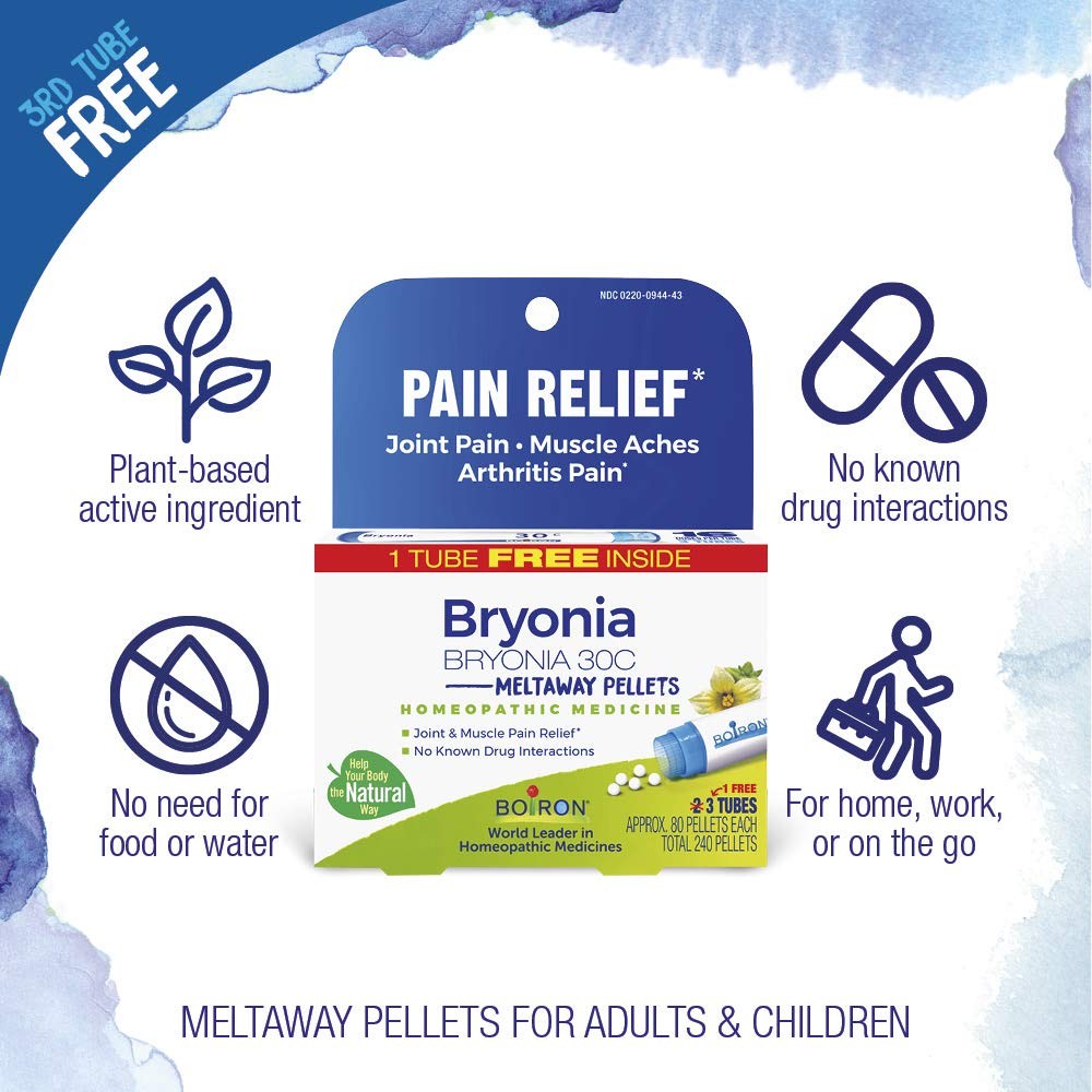 Boiron Bryonia 30C Homeopathic Medicine for Relief from Joint Pain, Muscle Ac…