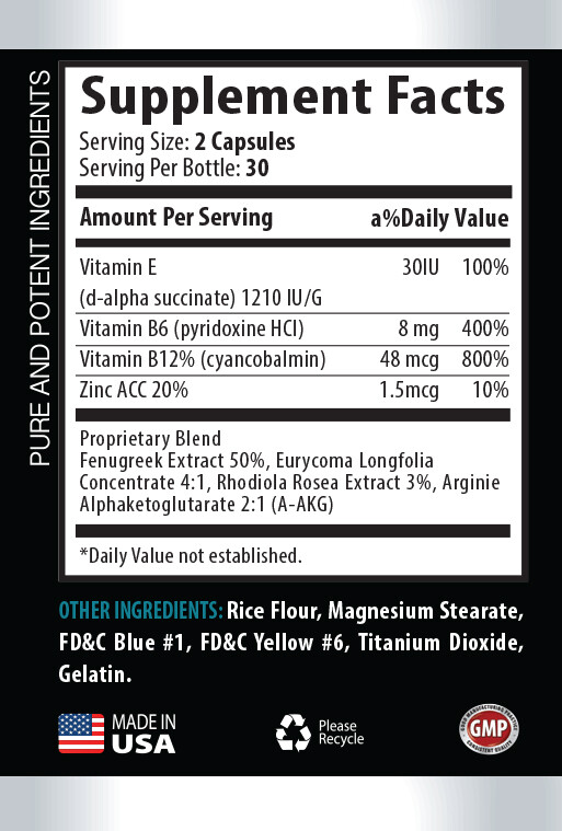 Women’s health – FEMALE LIBIDO BOOSTER – Daily energy boost 1 Bottles 60 Capsule