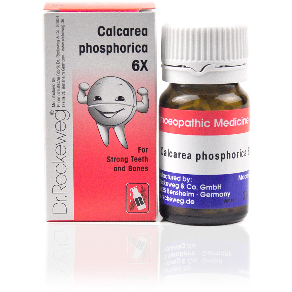 Dr Reckeweg Calcarea Phosphorica Biochemic Tablet 6 x teething For Strong Teeth
