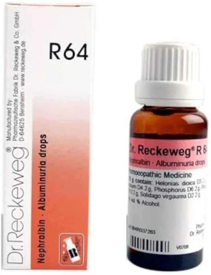Dr Reckeweg R64 Drops 22ml ×5 | Natural Kidney Wellness & Urinary Balance Aid
