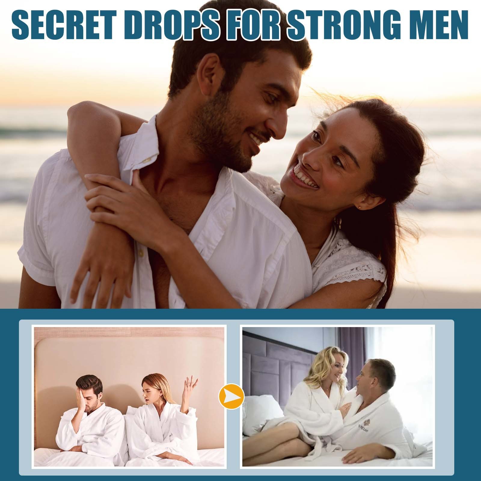 Secret Drops For Strong Men, Secret Happy Drops, Enhancing Sensitivity &Pleasure