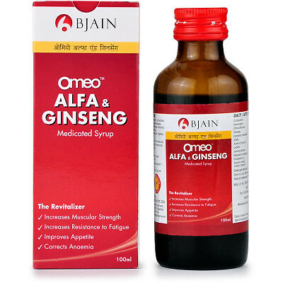 B Jain Omeo Alfa & Ginseng Syrup (100ml) + FREE DELIVERY