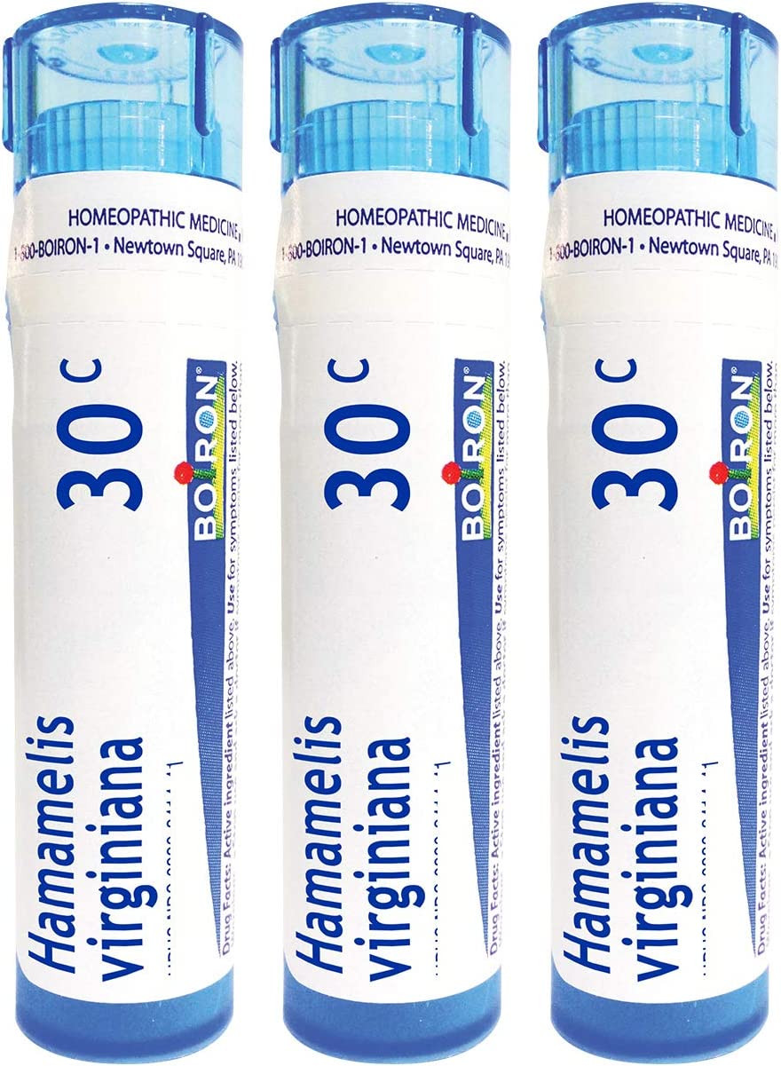 Boiron Hamamelis Virginiana , 80 Pellets, Homeopathic Medicine for Hemorrhoids