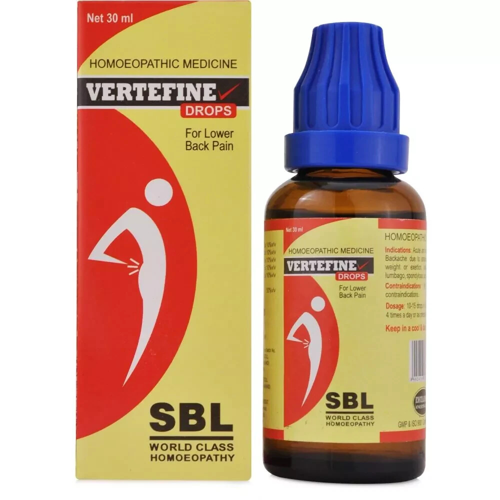 SBL Vertefine Drops (30ml) Homeopathy Drop (30ml) World Class Free Shipping