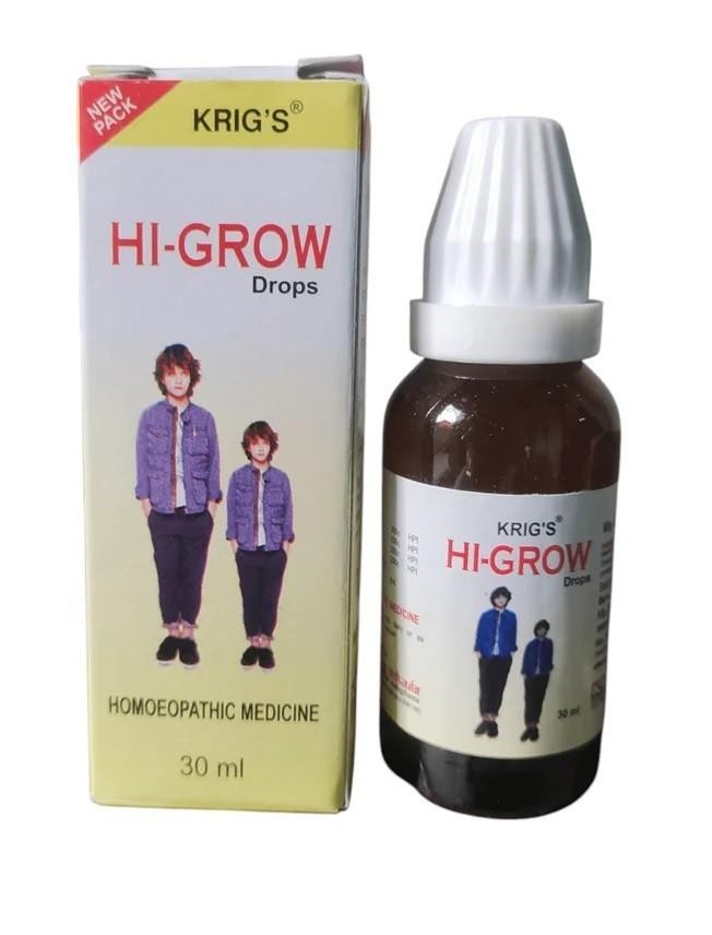 KRIG’S Hi Grow Drops Homeopathy 30ml (Pack of 1 Bottles)