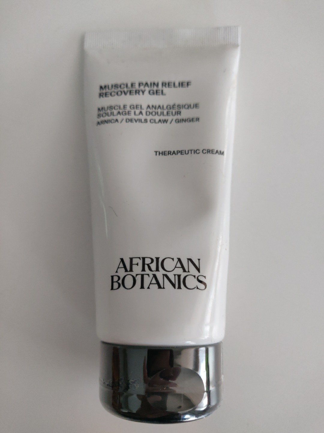 African Botanics Muscle Pain Relief Recovery Gel 2oz/60ml Exp 10/27-NEW & Sealed