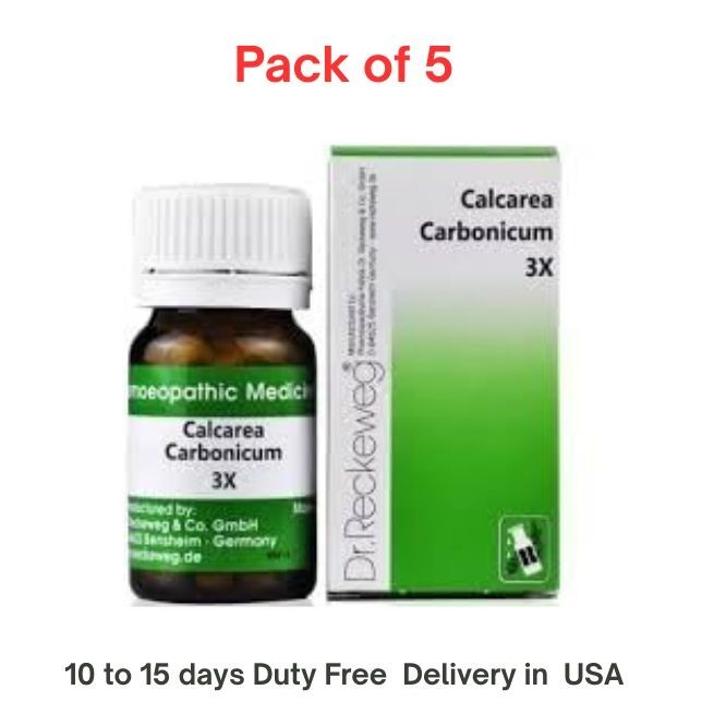 Dr. Reckeweg Calcarea Carbonica 3x Tablet Pack of 5 piece