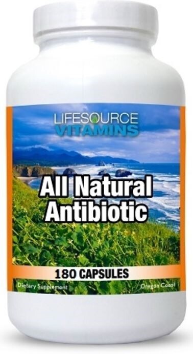 LifeSource Vitamins – Antibiotic Alternative – All Natural & Safe – 180 Caps