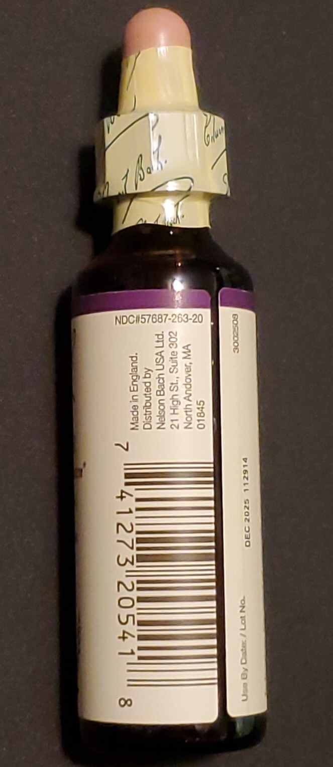 Bach Original Flower Remedy Dropper, 20 ml, Heather Flower Essence