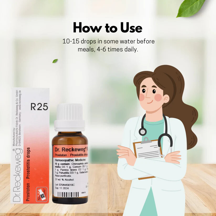Dr. Reckeweg R25 Prostatitis Drop Pack Made in Germany OTC Homeopathic Drops