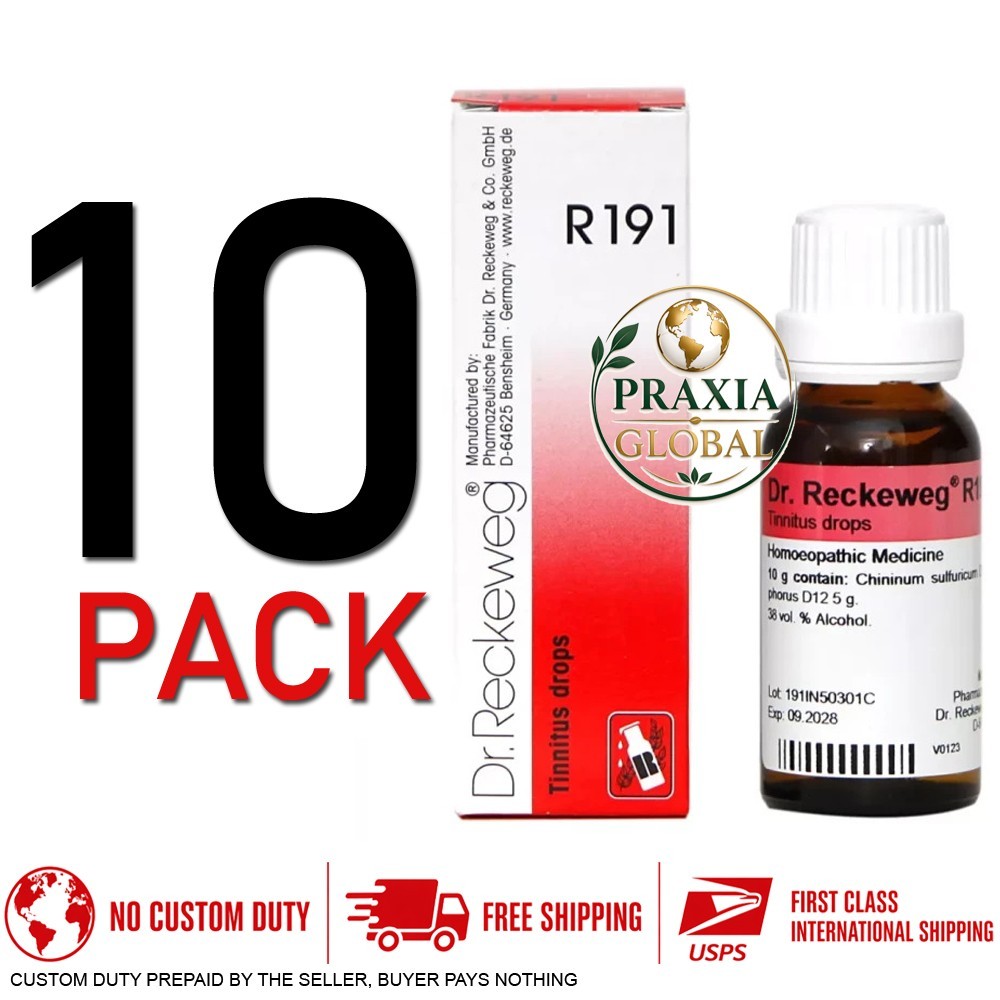 Dr Reckeweg R191 Drops 22ml SUPER SAVER PACK OF 10 Bottles