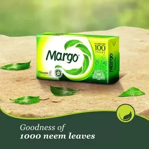 2 x 100 gram Margo Neem, Soap REMOVE SCABIES ,LICE, Eczema ,Acne fungal Vitamin!