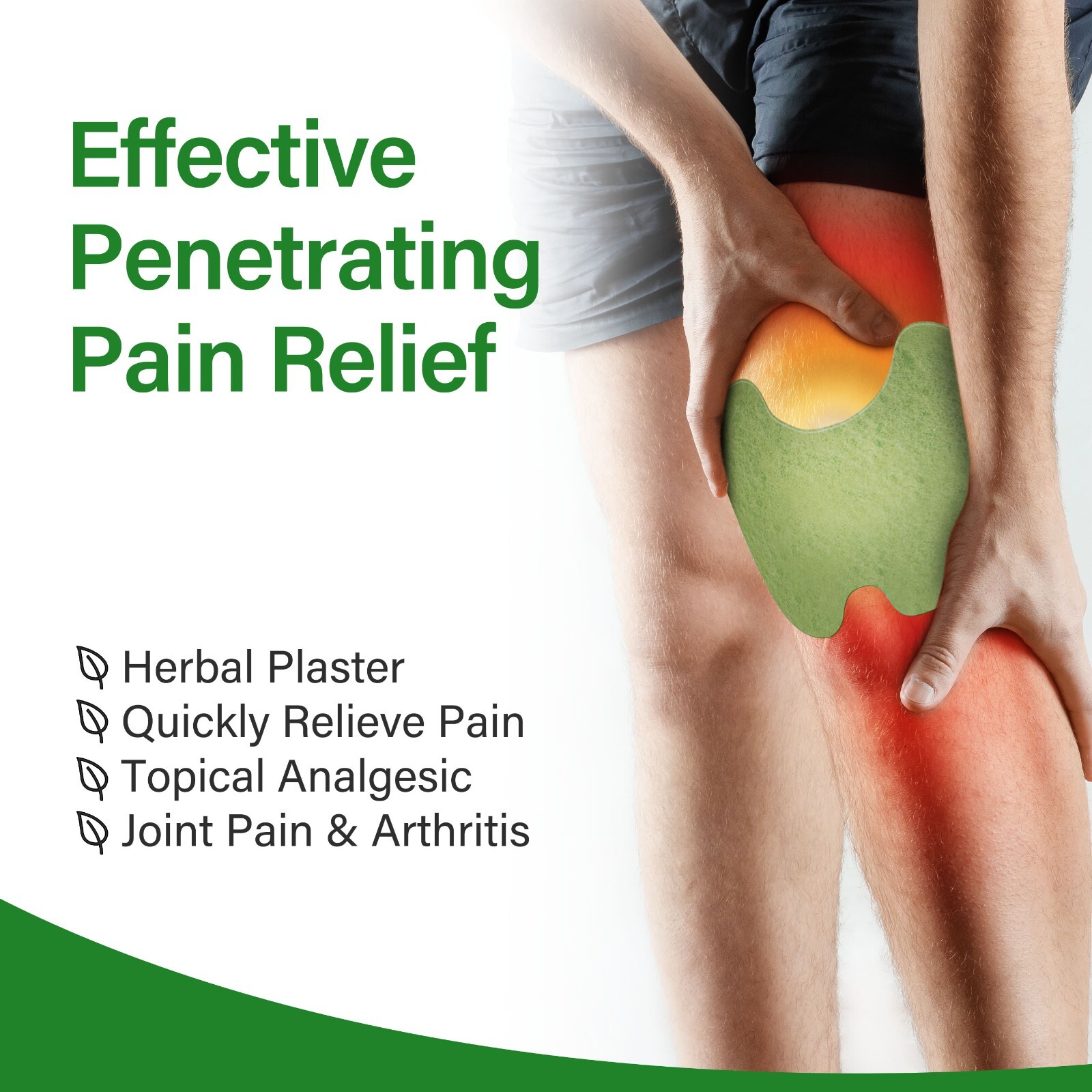 Joint Pain Relief Patches, Knee Shoulder and Neck, 12 Hour Warming Relief, 24 ct