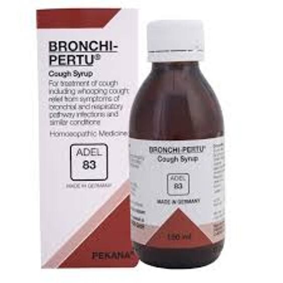 Made in Germany ADEL 83 Bronchi-Pertu Cough &Throat Syrup
