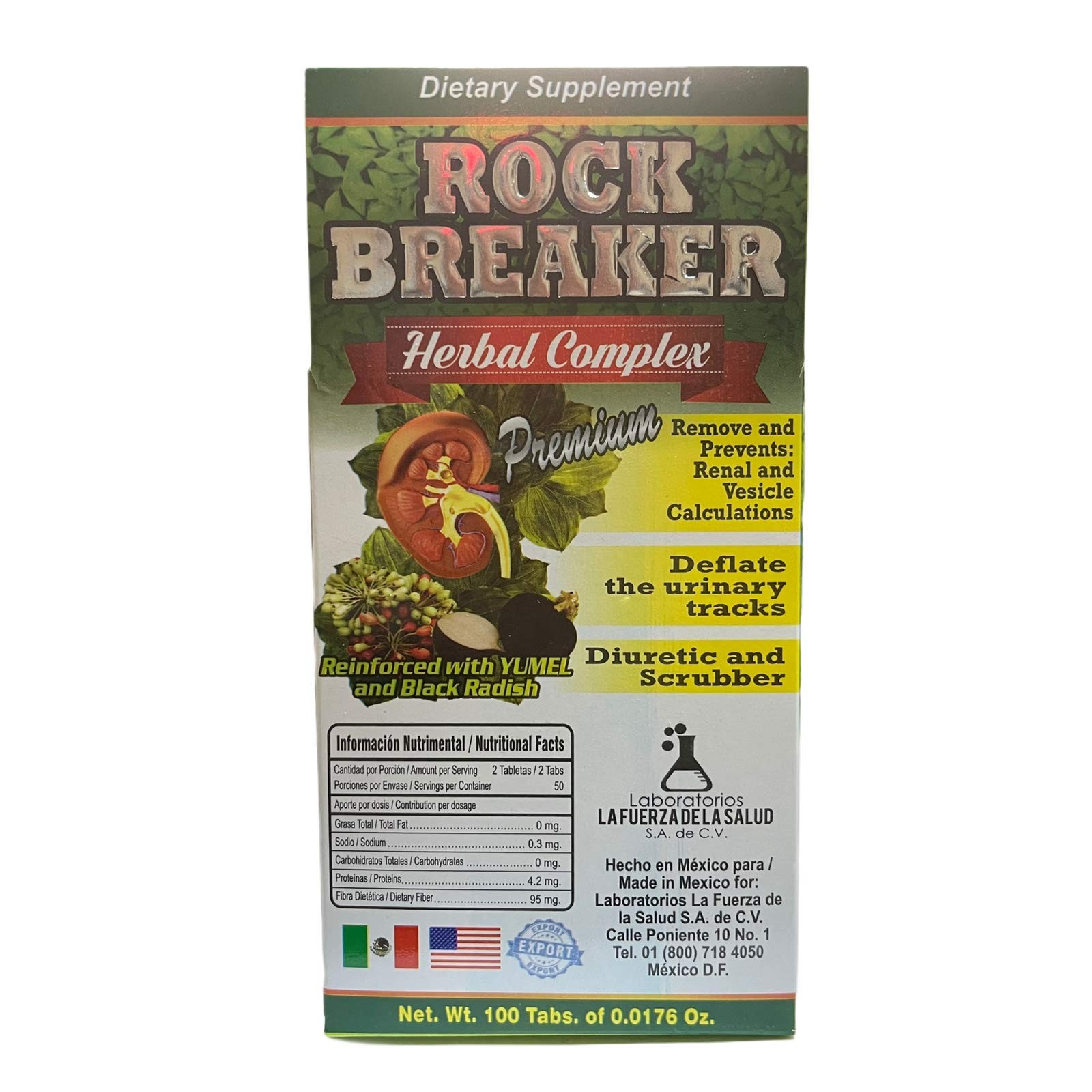 Rompe Piedras Reforzado con Yumel y Rabano Negro (Black Radish) Net…