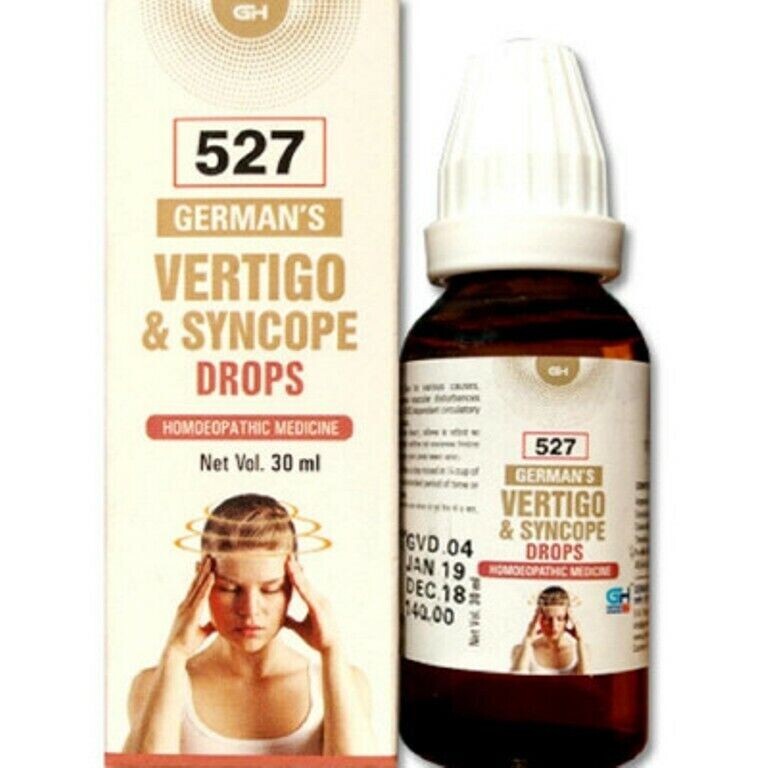 German’s 527 Vertigo & Syncope Drop (30ml) Homeopathic Drop Buy 2 Get 1 Free