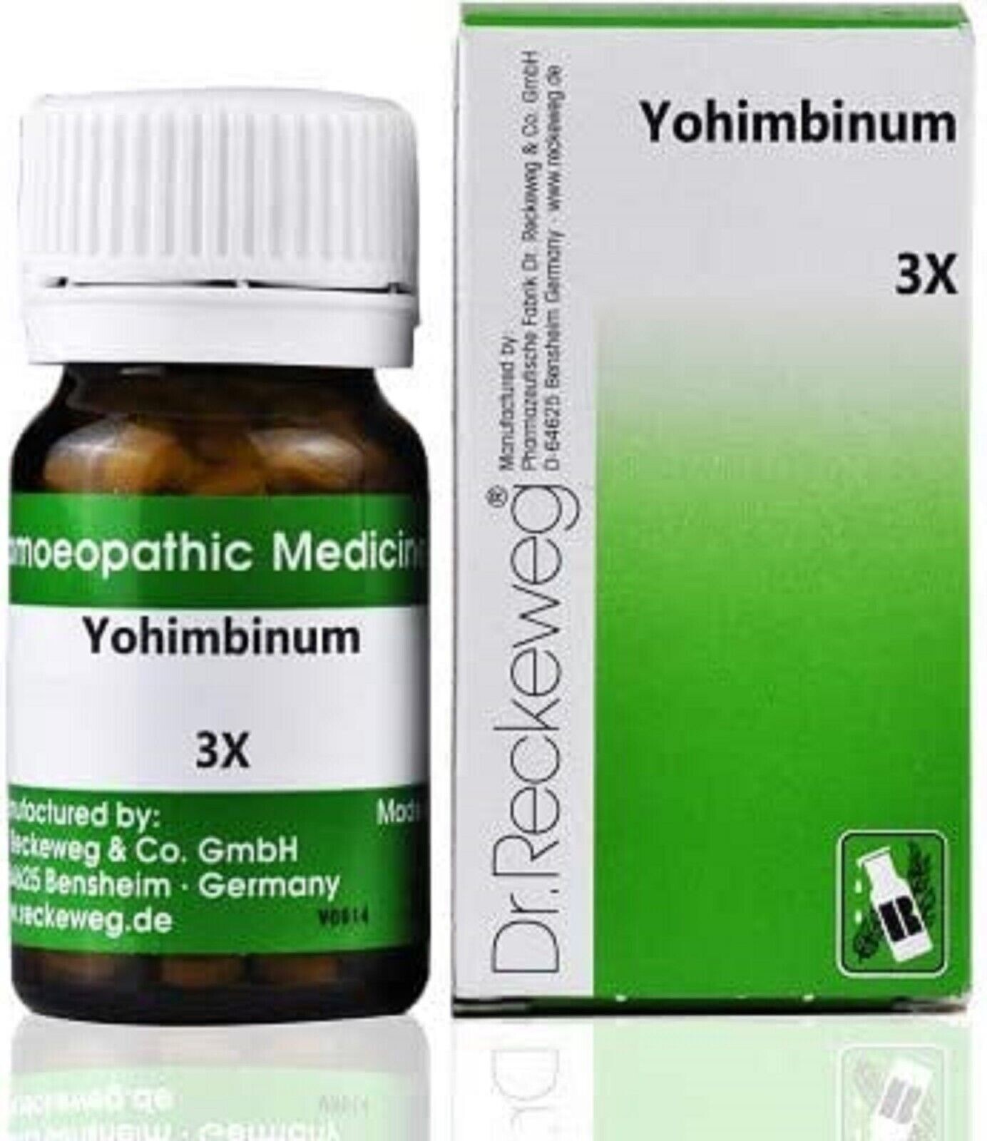 Dr. Reckeweg Yohimbinum 3X (20g) Free Shipping World Wide