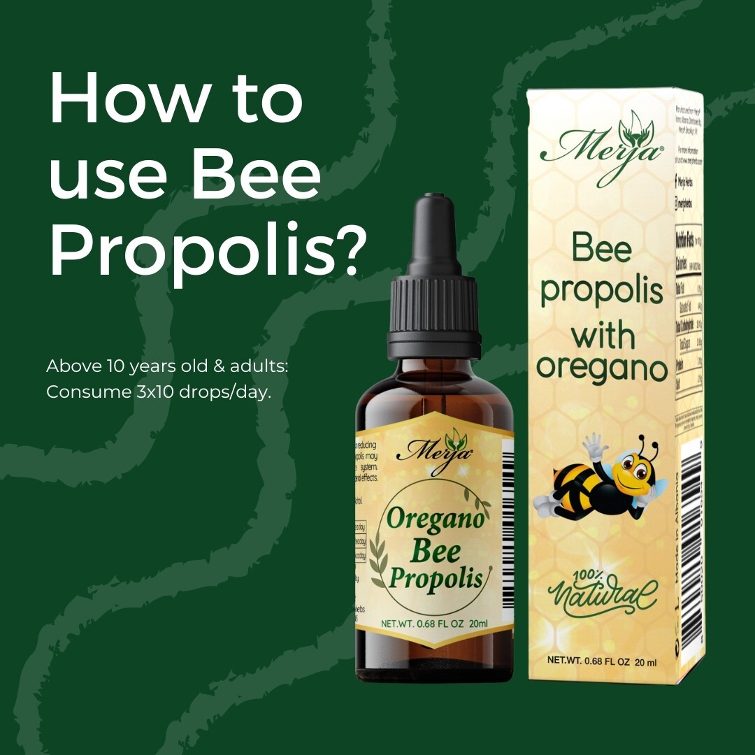 Merja Bee Propolis with Oregano – High strength – 20ml