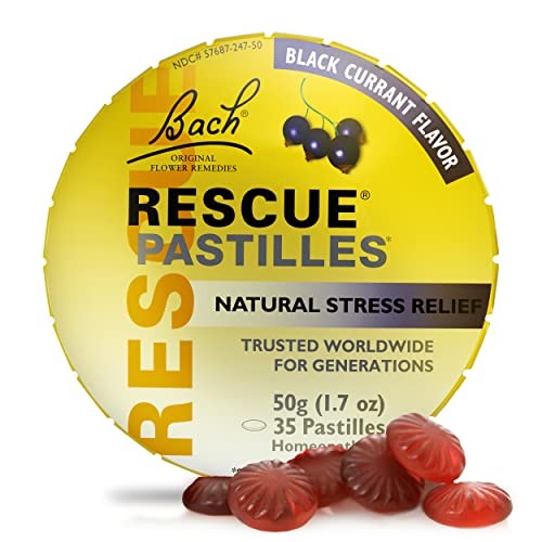 Bach RESCUE Stress Relief Black Currant 50g 1.7 oz, Clearance for EXP 07/2026