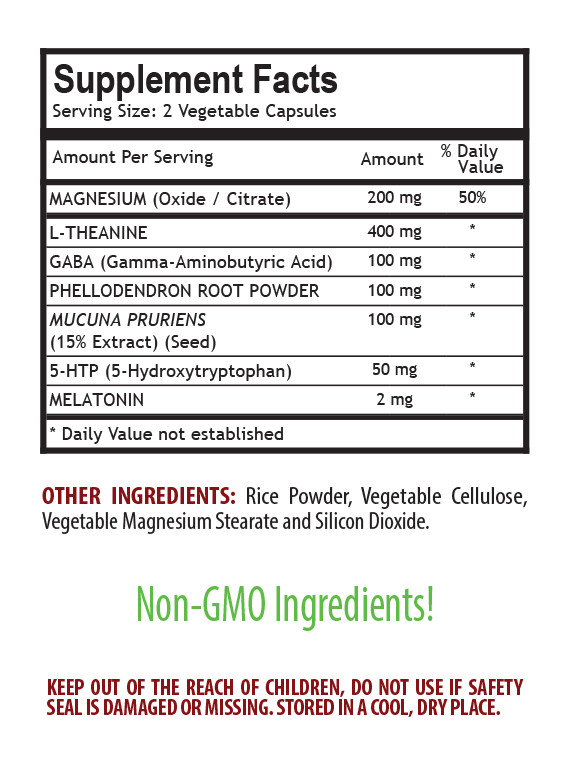 energy supplements for men – SLEEP SUPPORT FORMULA 952mg – 5-htp and gaba