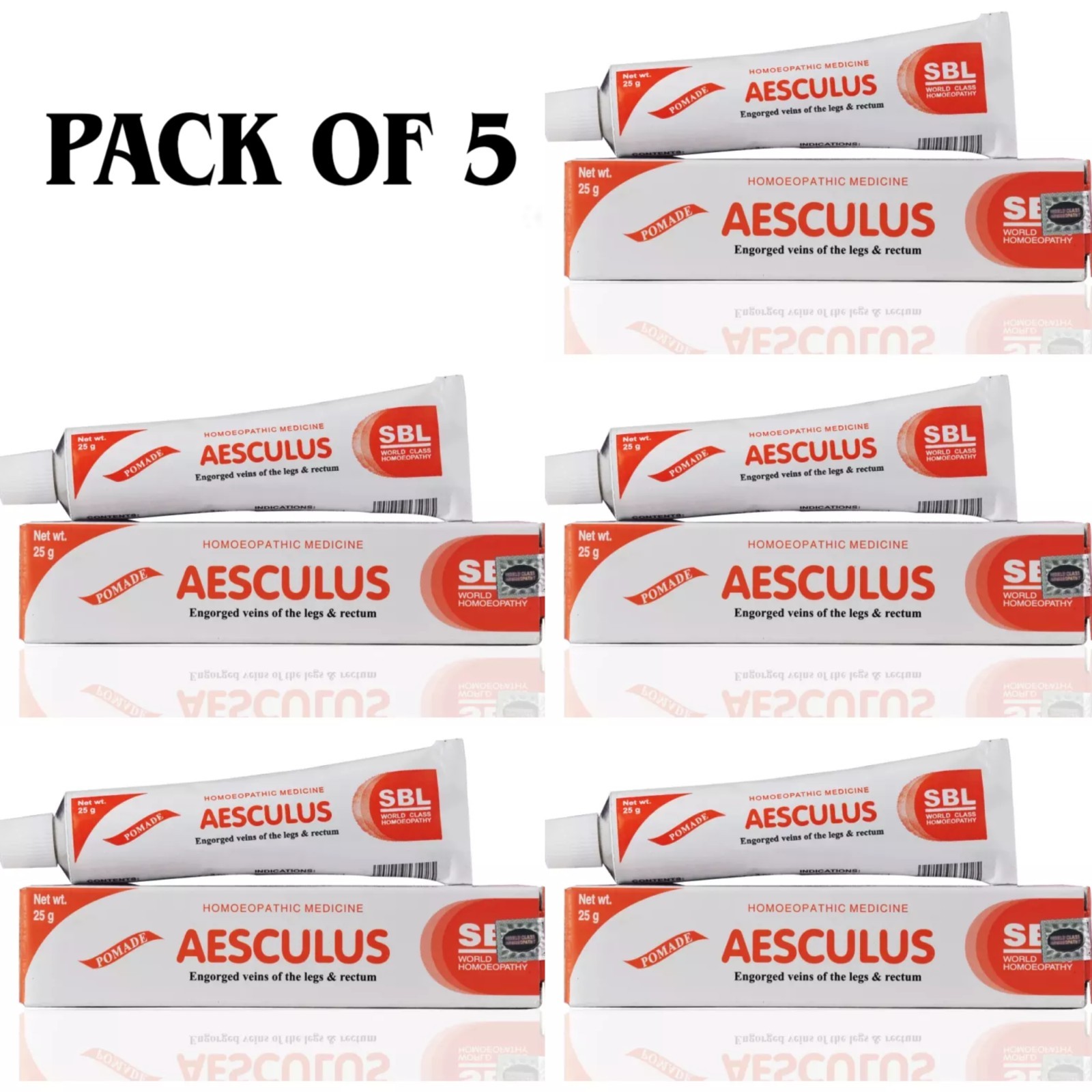 5X SBL Aesculus Ointment (25g) Homeopathic Topical Ointment | External Use