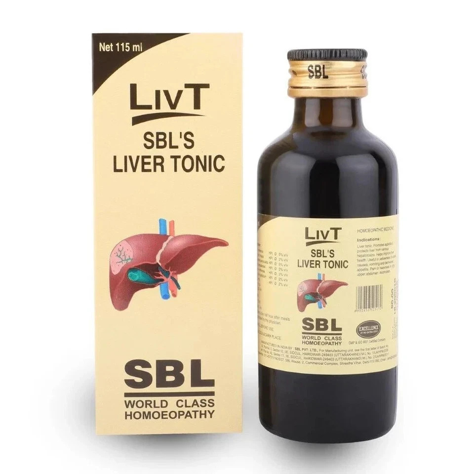 SBL Liv-T Syrup 115ml x3 | Liver & Digestion Support | Free Ship | 5 Yr Exp