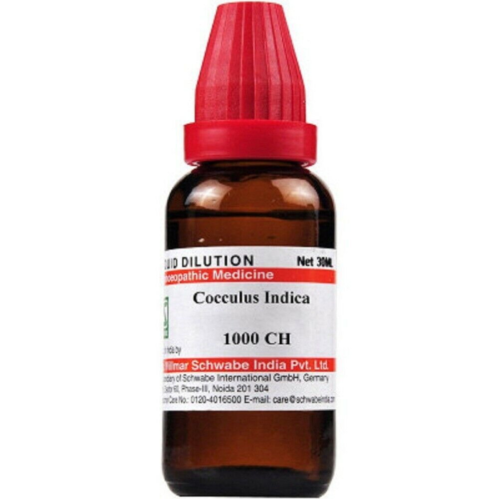 Willmar Schwabe Homeopathy Cocculus Indicus (30 ML) (Select Potency)